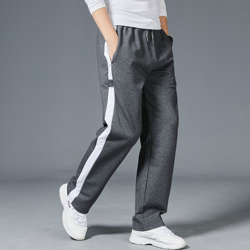 Men Loose Sport Running Stripe Sweatpants Fitness Training Pants Mens Straight Trousers Tracksuit Jogging Sportswear - Free Shipping - Aurelia Clothing