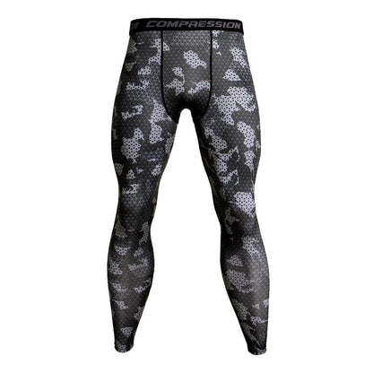 Mens Camo Compression Pants Fit wear Jogging Leggings -  Free Shipping - Aurelia Clothing