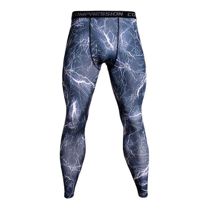 Mens Camo Compression Pants Fit wear Jogging Leggings -  Free Shipping - Aurelia Clothing