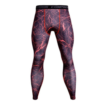 Mens Camo Compression Pants Fit wear Jogging Leggings -  Free Shipping - Aurelia Clothing