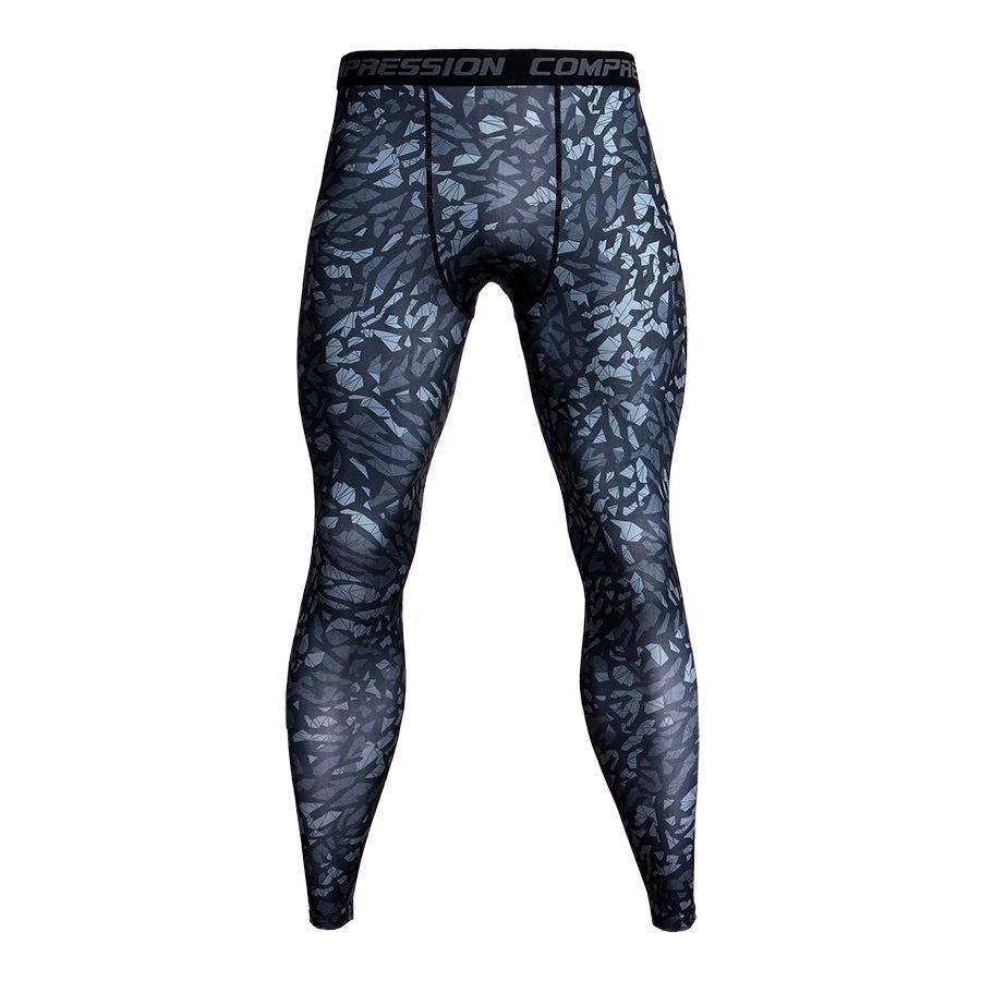 Mens Camo Compression Pants Fit wear Jogging Leggings -  Free Shipping - Aurelia Clothing