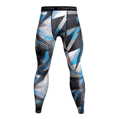 Mens Camo Compression Pants Fit wear Jogging Leggings -  Free Shipping - Aurelia Clothing