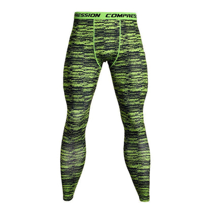 Mens Camo Compression Pants Fit wear Jogging Leggings -  Free Shipping - Aurelia Clothing