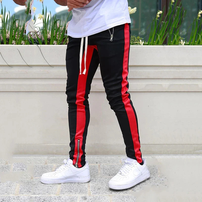 Mens Joggers Casual Pants Fitness Men Sportswear Tracksuit Bottoms Skinny Sweatpants Trousers - Free Shipping - Aurelia Clothing