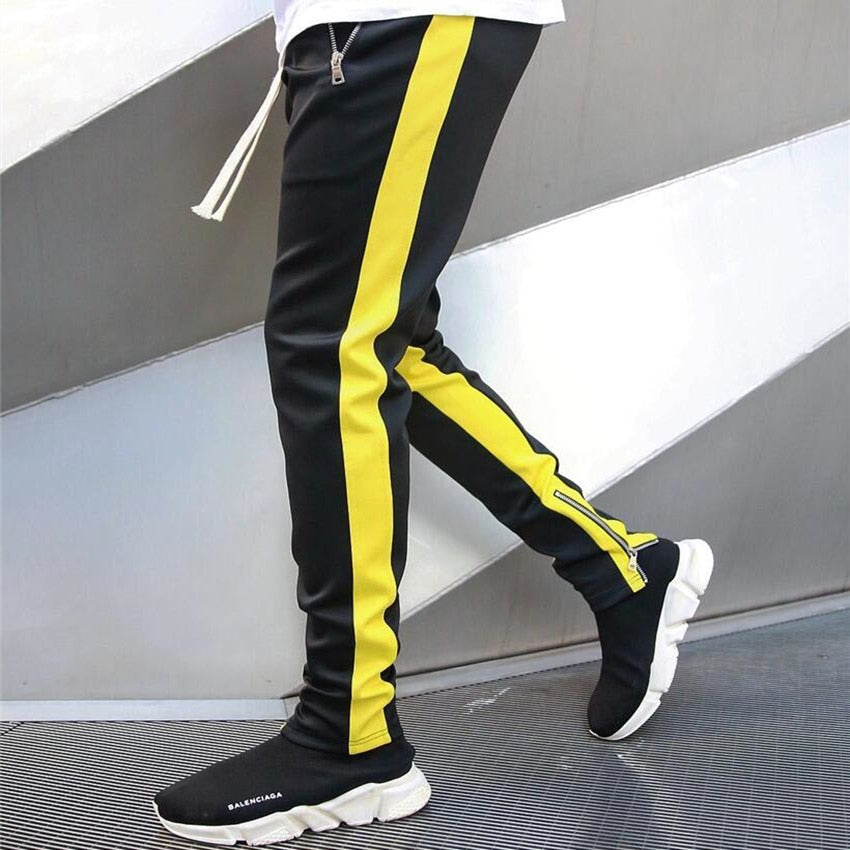 Mens Joggers Casual Pants Fitness Men Sportswear Tracksuit Bottoms Skinny Sweatpants Trousers - Free Shipping - Aurelia Clothing