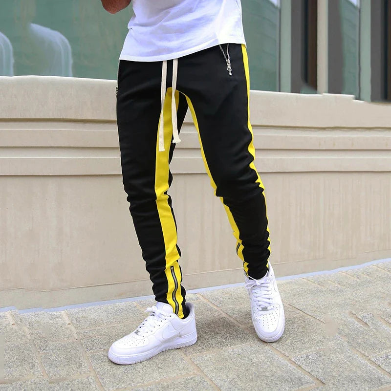 Mens Joggers Casual Pants Fitness Men Sportswear Tracksuit Bottoms Skinny Sweatpants Trousers - Free Shipping - Aurelia Clothing