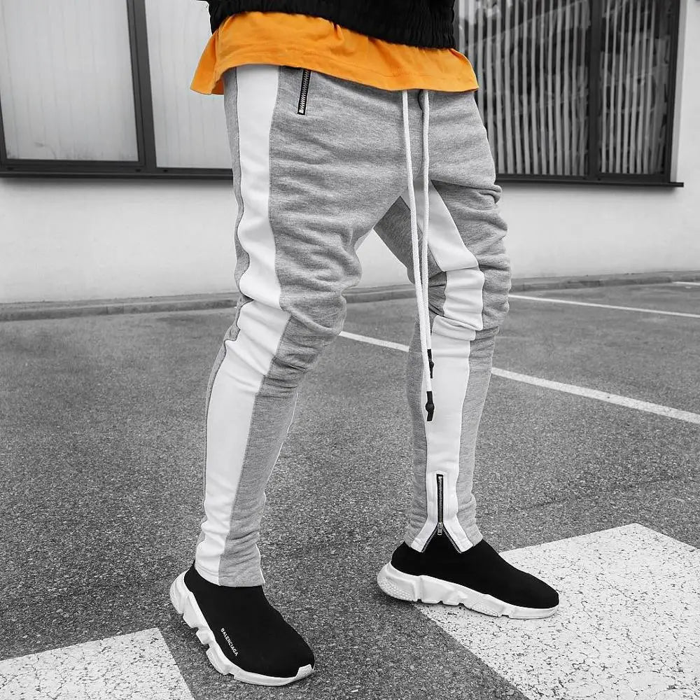 Mens Joggers Casual Pants Fitness Men Sportswear Tracksuit Bottoms Skinny Sweatpants Trousers - Free Shipping - Aurelia Clothing