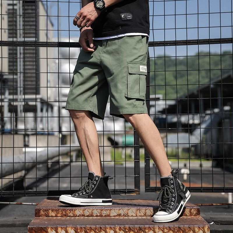 Mens Mens New Summer Shorts Sports Pants Trend Beach Pants Students Cargo Pants - Free Shipping - Aurelia Clothing