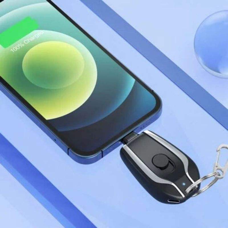 Mini Key Chain Charging Bag Portable Mobile Power Wireless Portable 1500mA Emergency Power -  Free Shipping - Aurelia Clothing