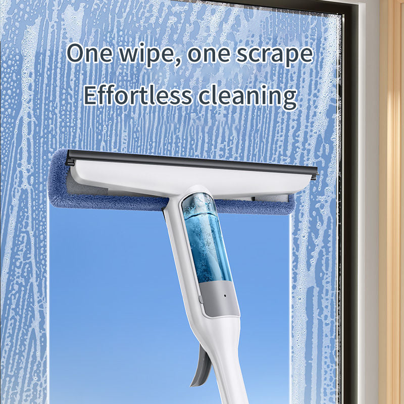 Multifunctional Spray Mop Window Cleaner Glass Wiper with Silicone Scraper Shower Wiper Floor Cleaning Mop Window Washer - Free Shipping - Aurelia Clothing