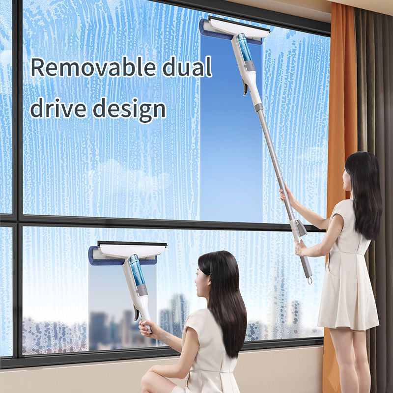 Multifunctional Spray Mop Window Cleaner Glass Wiper with Silicone Scraper Shower Wiper Floor Cleaning Mop Window Washer - Free Shipping - Aurelia Clothing