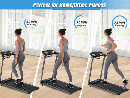 NEW Folding Treadmills Walking Pad Treadmill for Home Office -2.5HP Walking Treadmill With Incline Bluetooth Speaker - Free Shipping - Aurelia Clothing