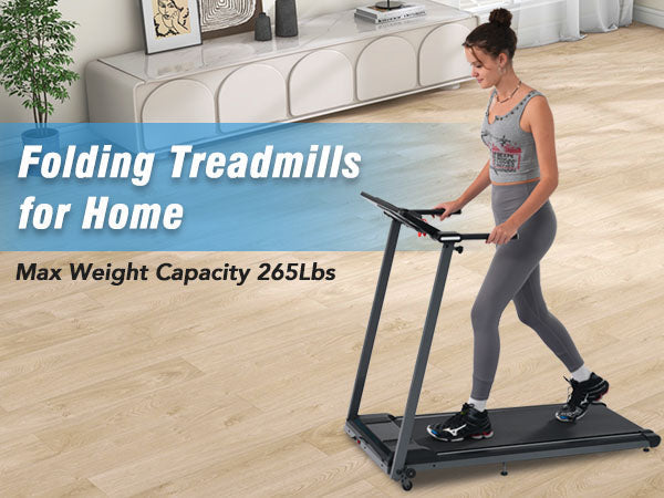 NEW Folding Treadmills Walking Pad Treadmill for Home Office -2.5HP Walking Treadmill With Incline Bluetooth Speaker - Free Shipping - Aurelia Clothing