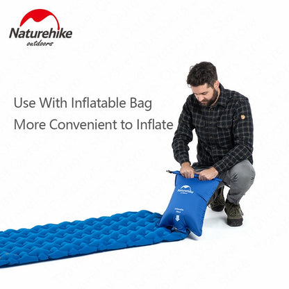 Naturehike Outdoor Camping Mat Inflatable Bag Inflatable Tent Sleeping Pad Ultralight Portable Picnic Air Mat Camping Picnic Pad - Free Shipping - Aurelia Clothing