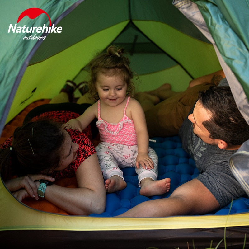 Naturehike Outdoor Camping Mat Inflatable Bag Inflatable Tent Sleeping Pad Ultralight Portable Picnic Air Mat Camping Picnic Pad - Free Shipping - Aurelia Clothing
