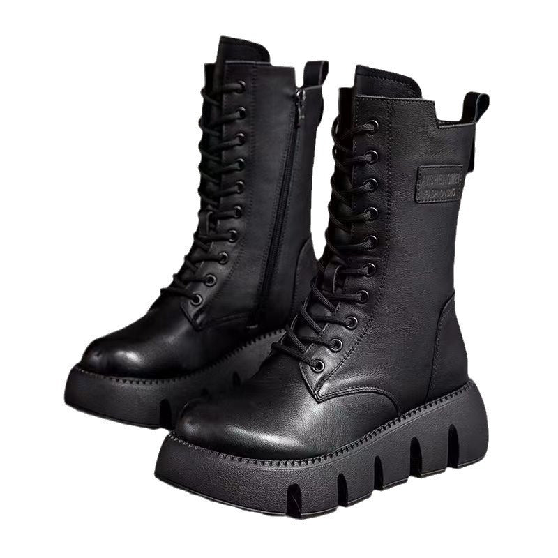 New Doc Martens boots with thick cotton mid-calf boots platform snow boots - Free Shipping - Aurelia Clothing