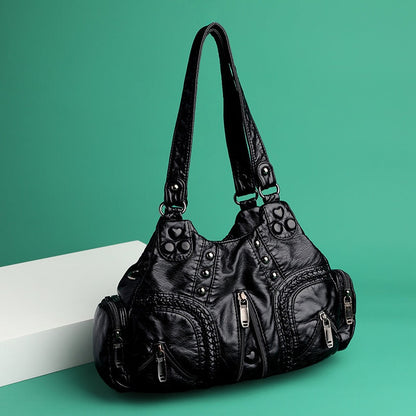 New European and American Retro Womens Bag Handbag Fashion Trend Large Capacity One Shoulder Crossbody Bag - Free Shipping - Aurelia Clothing