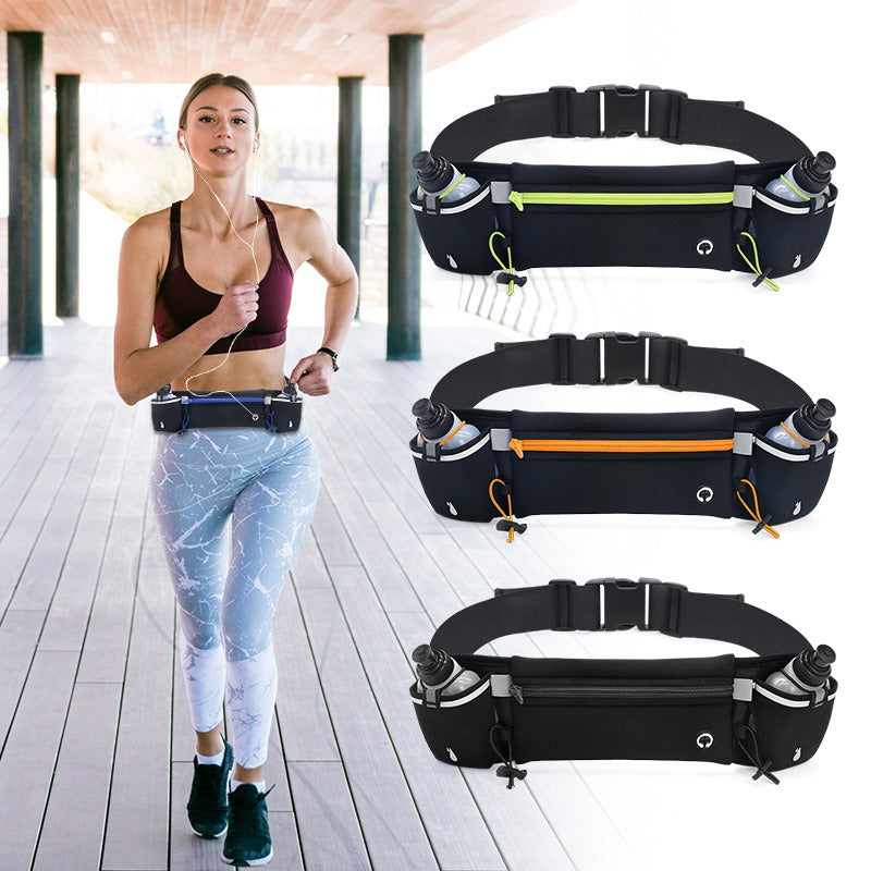 New Outdoor Sports Waist Bag Fitness Multi functional Water Bottle Bag Close fitting Running Phone Waist Bag Marathon Bag - Free Shipping - Aurelia Clothing