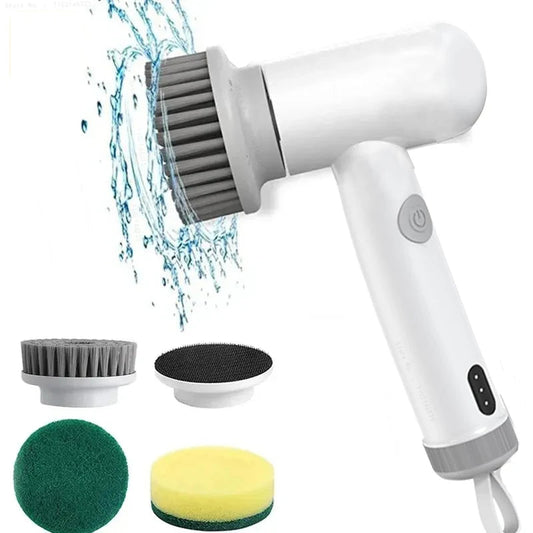 New Wireless Electric Cleaning Brush Housework Kitchen Dishwashing Brush Bathtub Tile Professional Cleaning Brush - Free Shipping - Aurelia Clothing