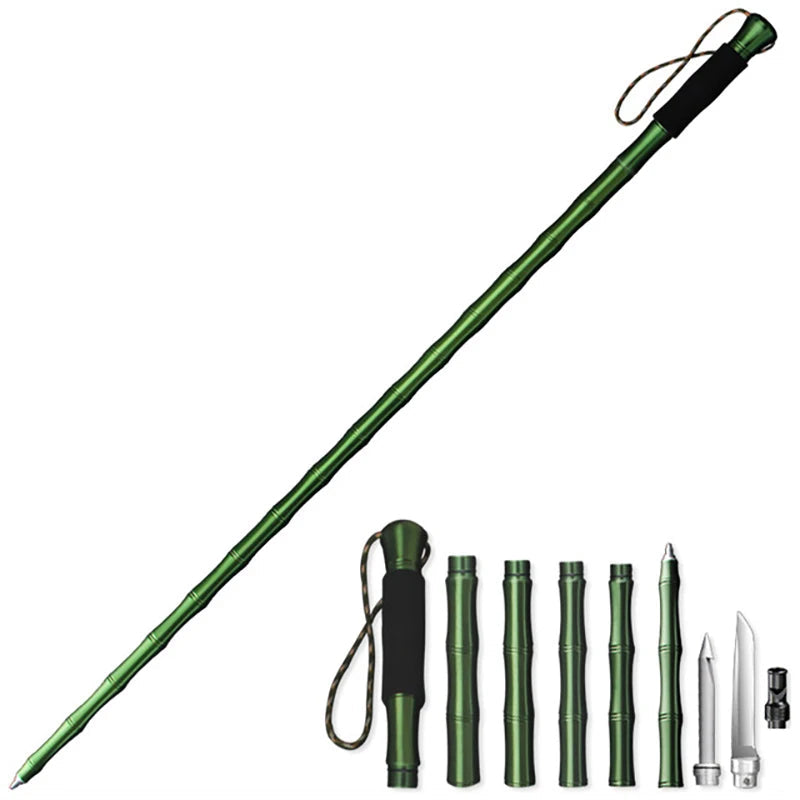 Outdoor defense Tactical stick Alpenstock Hiking Camping equipment Multifunctional folding tools Walking Sticks - Free Shipping - Aurelia Clothing