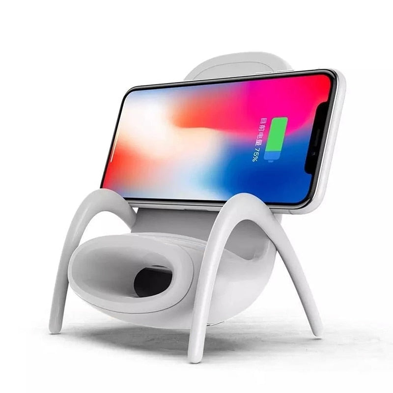 Portable Mini Chair Wireless Charger Supply For All Phones Multipurpose Phone Stand With Musical Speaker Function Charger - Free Shipping - Aurelia Clothing