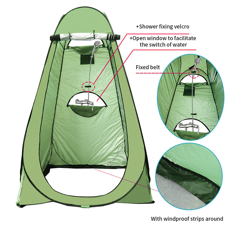 Portable Outdoor Camping Tent Shower Tent Simple Bath Cover Changing Fitting Room Tent Mobile Toilet Fishing Photography Tent - Free Shipping - Aurelia Clothing