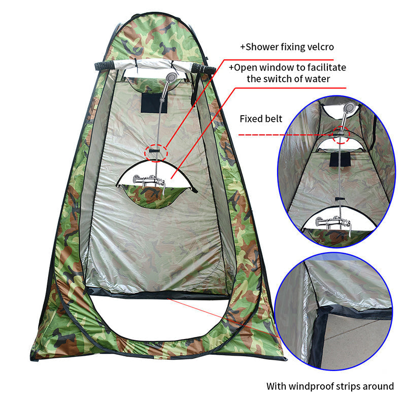 Portable Outdoor Camping Tent Shower Tent Simple Bath Cover Changing Fitting Room Tent Mobile Toilet Fishing Photography Tent - Free Shipping - Aurelia Clothing