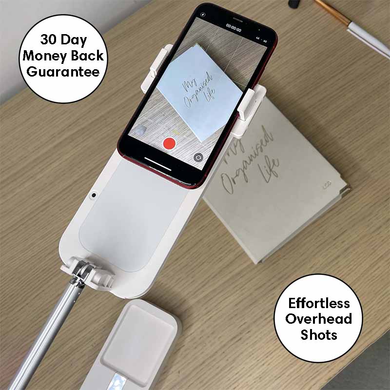 Portable Retractable Wireless Dimmable LED Selfie Fill Light Lamp For Live Video Phone Holder Stand - Free Shipping - Aurelia Clothing