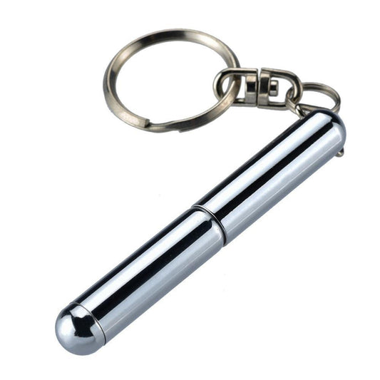 Portable Telescoping tool Pen Metal Key Ring Tool Creative Telescoping Stainless Steel Pen Keychain Ergonomic Ball Point Pen - Free Shipping - Aurelia Clothing