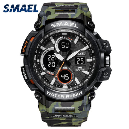 SMAEL 1708B Sport Watches Waterproof Men Watch LED Digital Watch Military Male Clock Relogio Masculino erkek kol saati Men Watch - Free Shipping - Aurelia Clothing