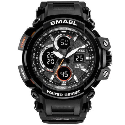 SMAEL 1708B Sport Watches Waterproof Men Watch LED Digital Watch Military Male Clock Relogio Masculino erkek kol saati Men Watch - Free Shipping - Aurelia Clothing