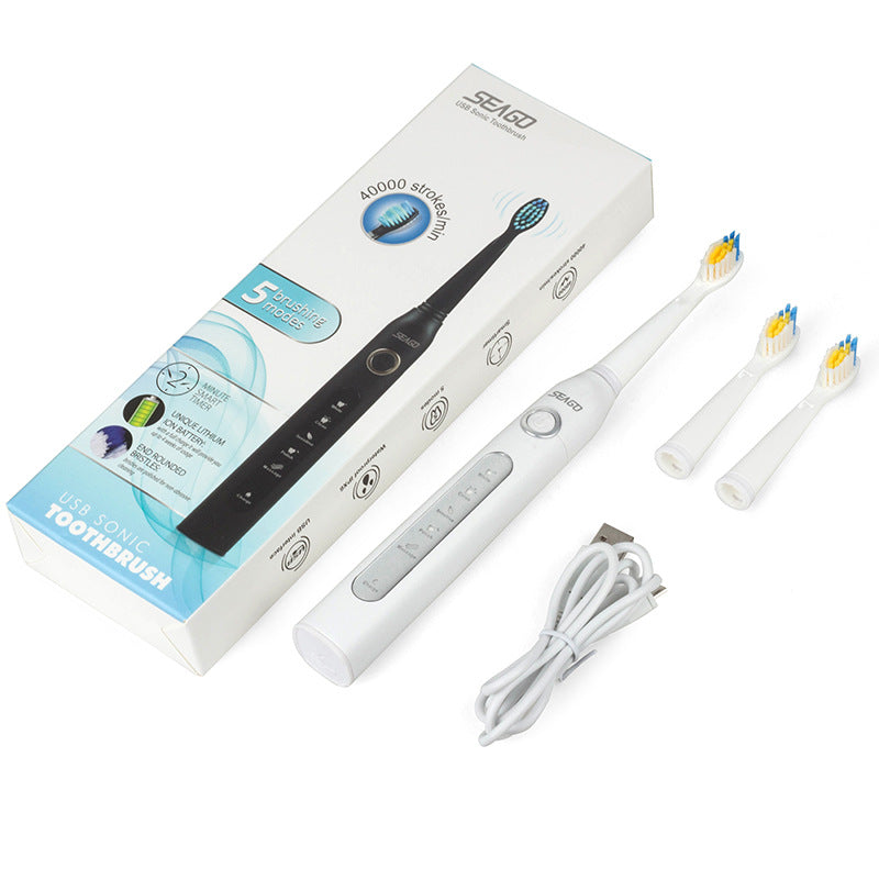 Seago SG-507 Sonic Adult Electric Toothbrush - Free Shipping - Aurelia Clothing