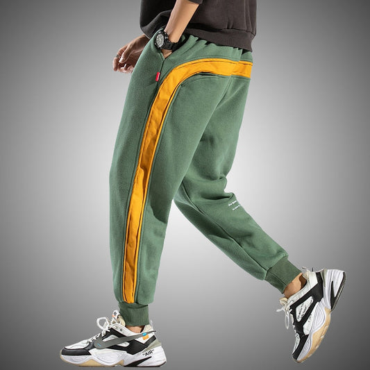 Side Striped Sweatpants Men Brand New Jogger Pants Men Fashion Streetwear Hip Hop Trousers Male Loose Fit Harem Pants - Free Shipping - Aurelia Clothing