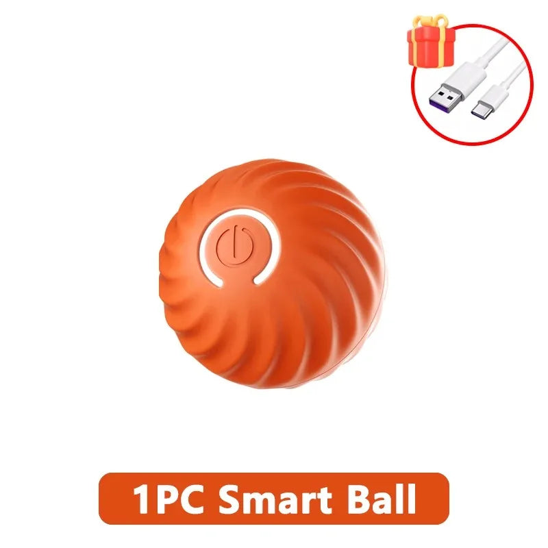 Smart Dog Toy Ball for Dogs Electronic Interactive Pet Products Training Plush Automatic Jump Roll Ball Rechargeable - Aurelia Clothing