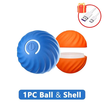 Smart Dog Toy Ball for Dogs Electronic Interactive Pet Products Training Plush Automatic Jump Roll Ball Rechargeable - Aurelia Clothing