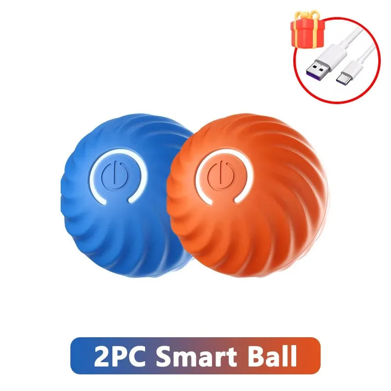 Smart Dog Toy Ball for Dogs Electronic Interactive Pet Products Training Plush Automatic Jump Roll Ball Rechargeable - Aurelia Clothing