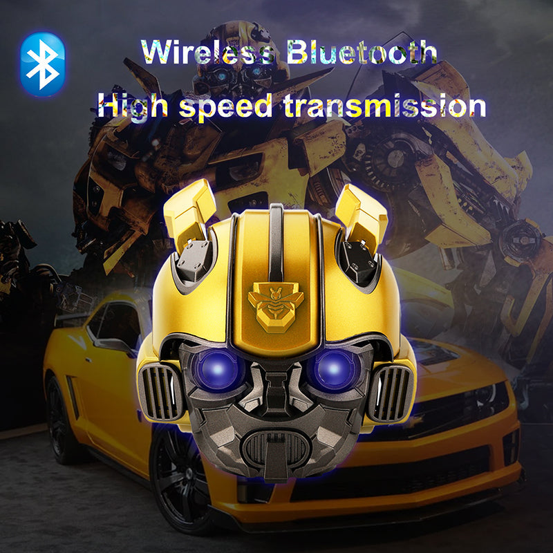 Transformers Bumblebee Helmet Wireless Bluetooth 5.0 Speaker With Fm Radio Support Usb Mp3 TF for Kids - Free Shipping - Aurelia Clothing