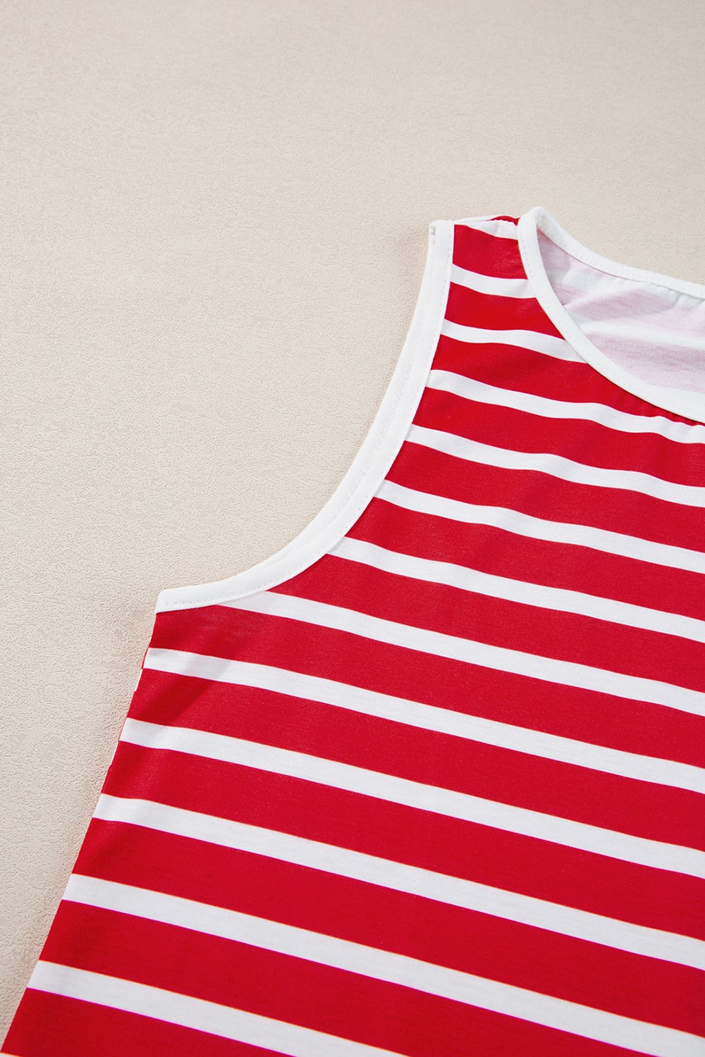 US Flag Round Neck Tank - Aurelia Clothing