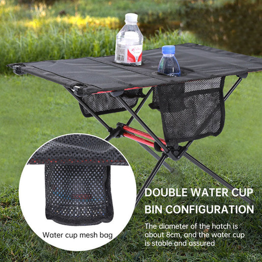 Ultra Light Folding Table Outdoor Camping Camping Car Portable Barbecue Picnic Cup Hole Mobile Phone Bag Small Table - Free Shipping - Aurelia Clothing