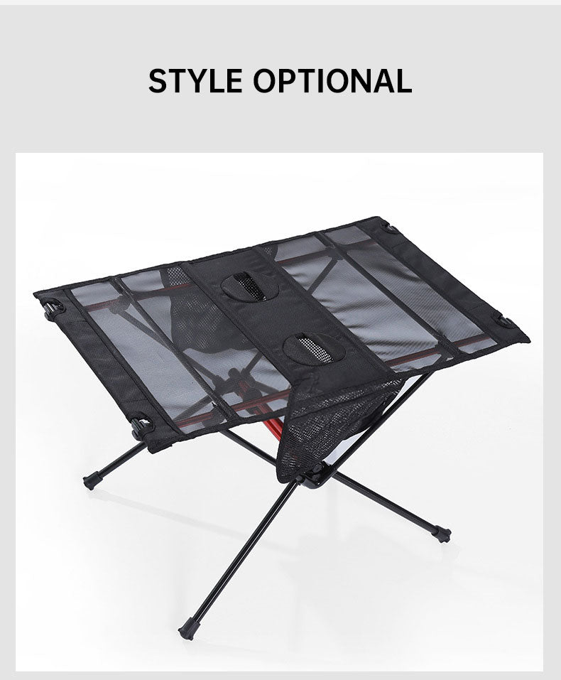 Ultra Light Folding Table Outdoor Camping Camping Car Portable Barbecue Picnic Cup Hole Mobile Phone Bag Small Table - Free Shipping - Aurelia Clothing