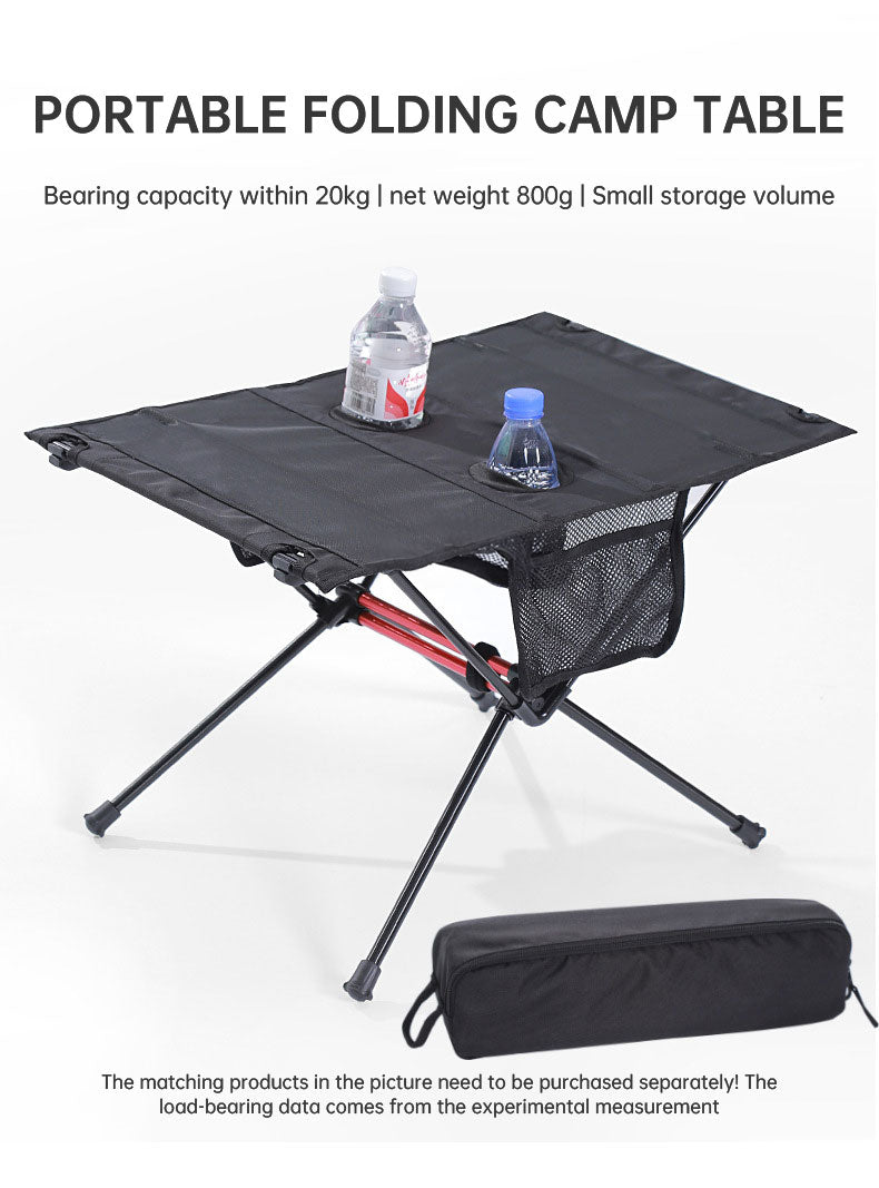 Ultra Light Folding Table Outdoor Camping Camping Car Portable Barbecue Picnic Cup Hole Mobile Phone Bag Small Table - Free Shipping - Aurelia Clothing