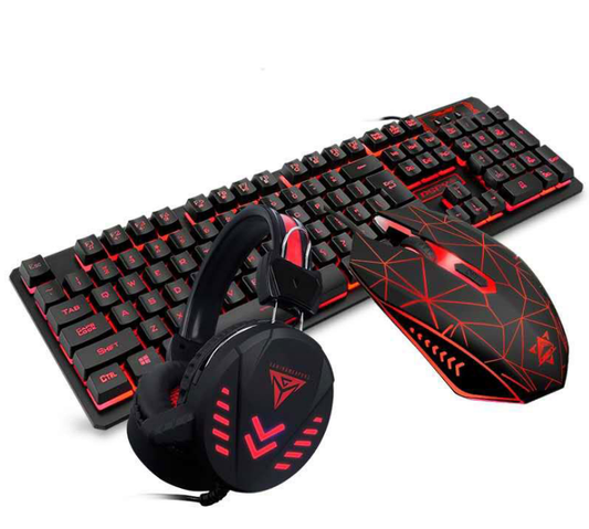 VX7 Waterproof LED Keyboard Mouse Headset Gaming set - Free Shipping - Aurelia Clothing