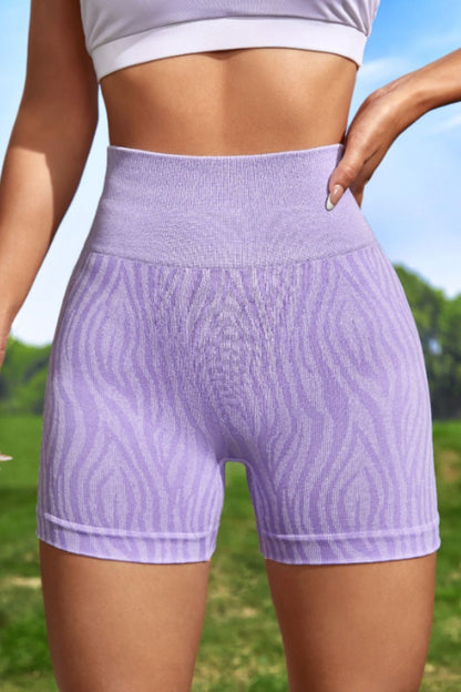 Wide Waistband Slim Fit Active Shorts - Free Shipping - Aurelia Clothing