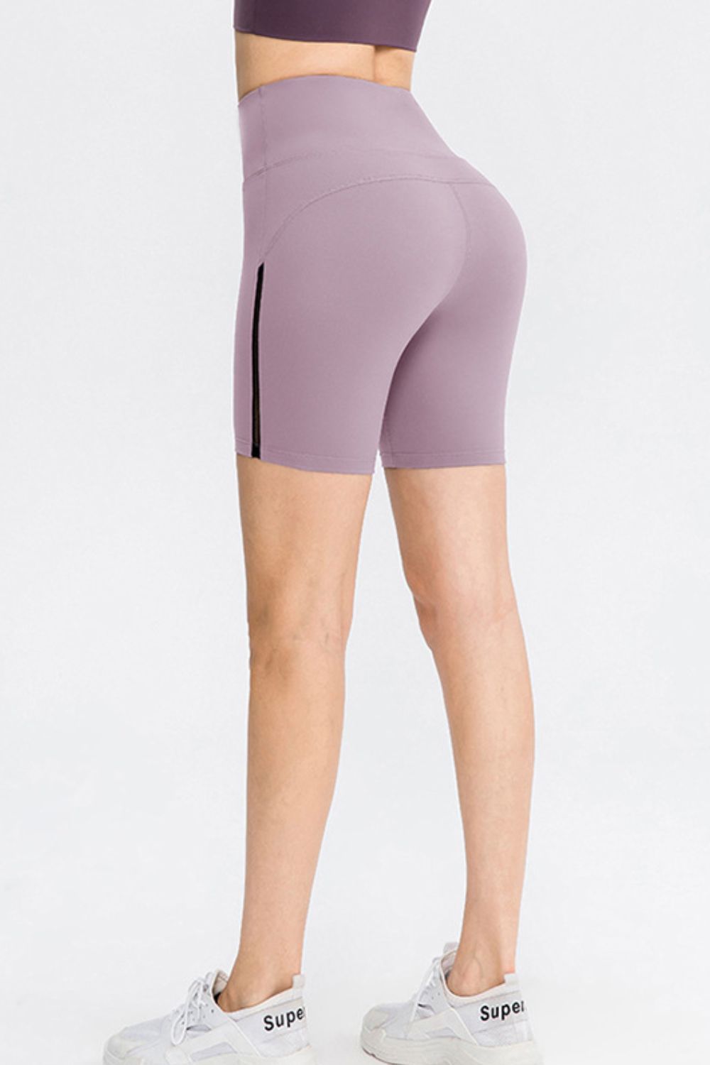 Wide Waistband Sports Shorts - Aurelia Clothing