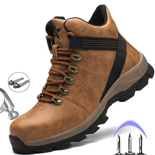 Winter Boots Men Safety Shoes Indestructible Work Shoes Puncture-Proof Work Sneakers Male Steel Toe Shoes Work Safety Boots - Free Shipping - Aurelia Clothing