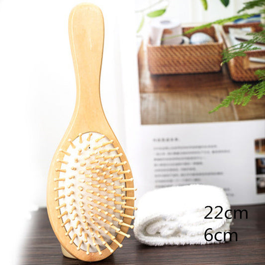 Wood Comb Professional Healthy Paddle Cushion Hair Loss Massage Brush - Free Shipping - Aurelia Clothing