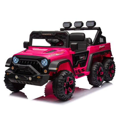 24V Ride On Large PickUp Truck car for Kids,ride On 4WD Toys with Remote Control,Parents Can Assist in Driving,Bluetooth music version,Pickup truck design with spacious storage in the rear. - - Aurelia Clothing