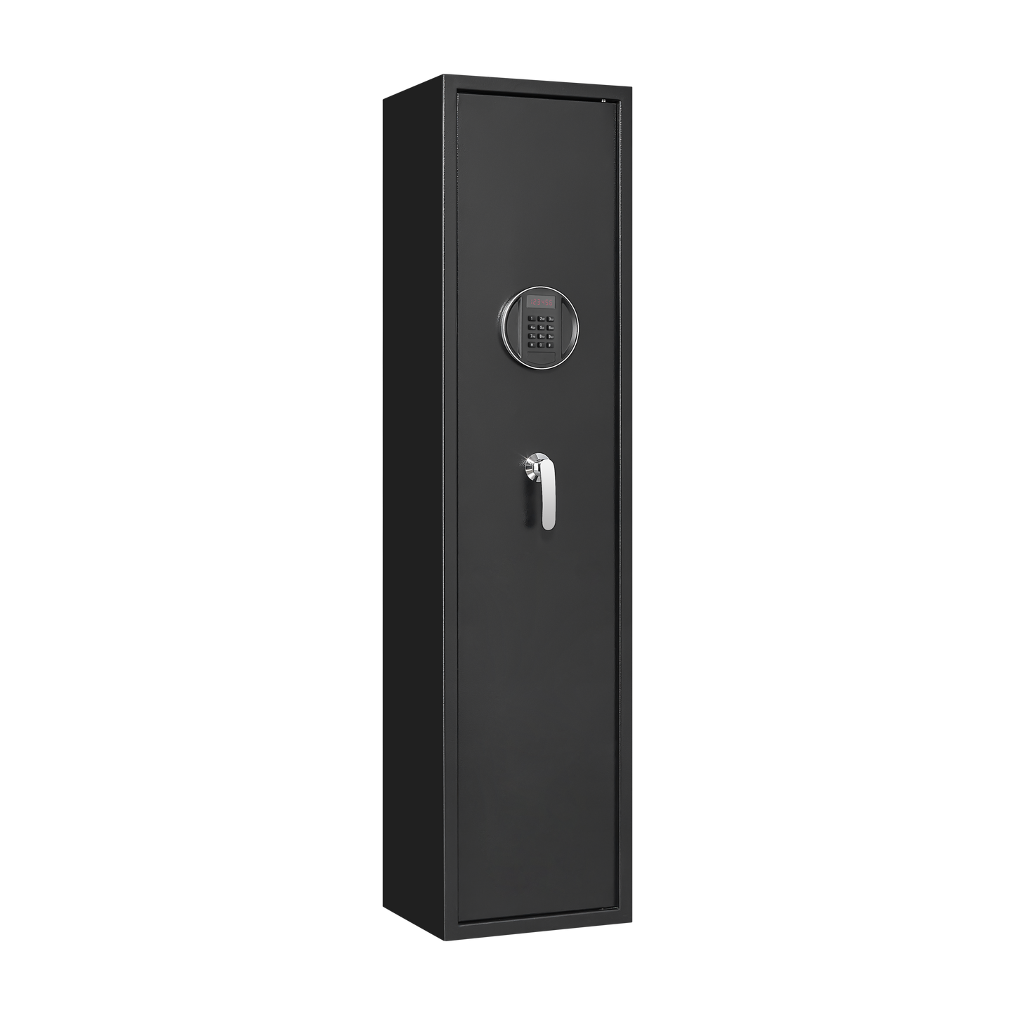 Password lock gun cabinet, can store five guns, three pistols, with internal storage box, with Magnetic introduction light - Free Shipping - Aurelia Clothing