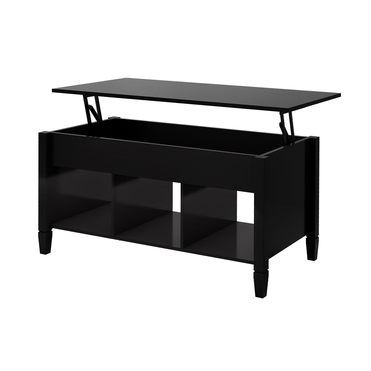 Lift Top Coffee Table-Black - Free Shipping - Aurelia Clothing