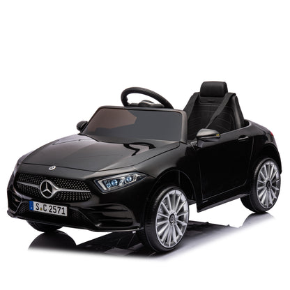 12V Kids Ride On Car w/ Parents Remote Control,Licensed Mercedes-Benz CLS 350 for Kids,Four Wheel Suspension,Power Display,Music,Volume Control,LED Lights,MP3,USB/SD for Kids 37-95 months. -  - Aurelia Clothing